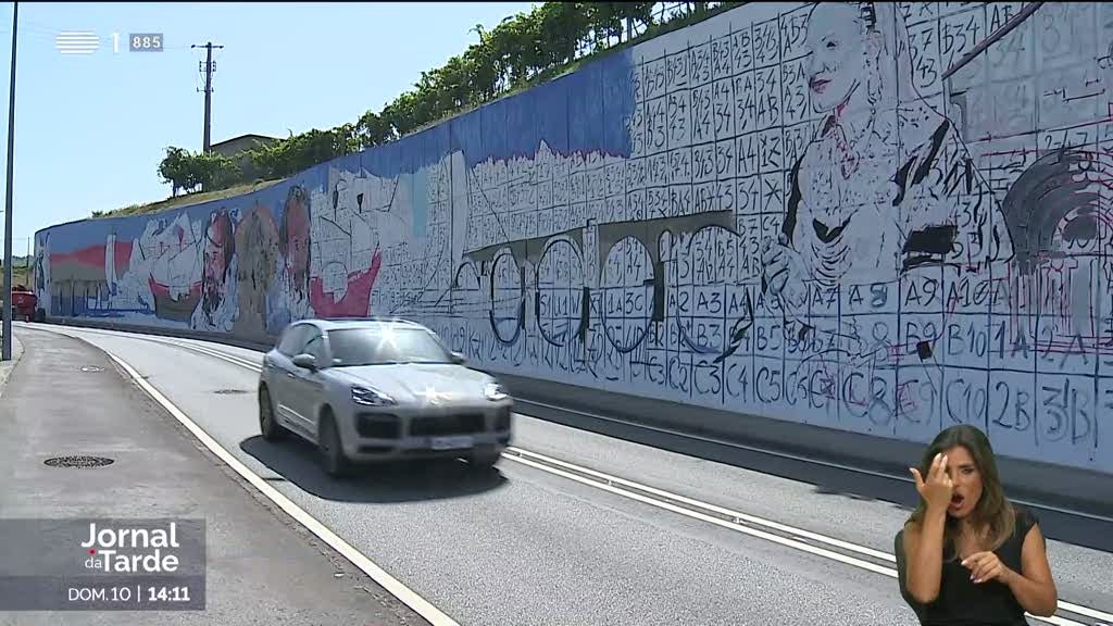 Arte urbana e participação juvenil transformam Ponte da Barca com mural de 1550m²