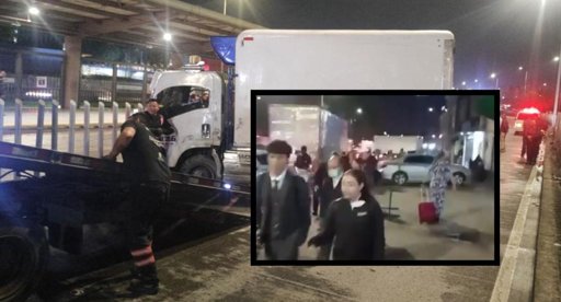 Camión volcado colapsa la Calle 26 y afecta a viajeros del aeropuerto El Dorado