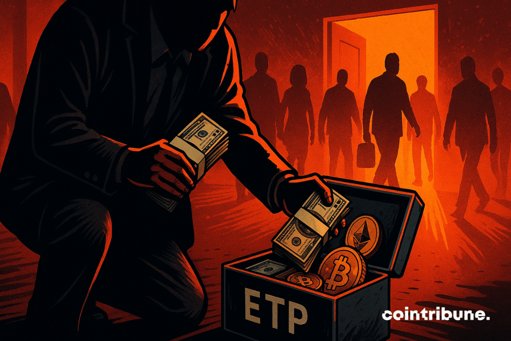 Sorties de capitaux record pour les ETF et ETP cryptos
