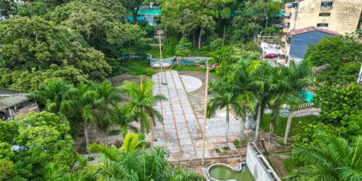 Avanza la remodelación del emblemático Parque Centenario bajo supervisión de la Alcaldía