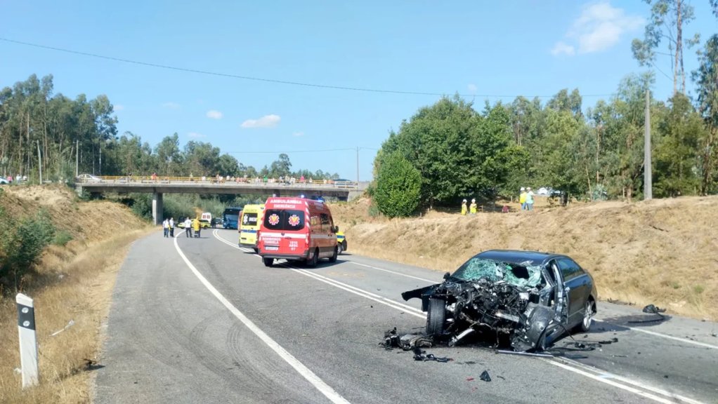 Colisão Mortal no IP3 em Tondela Vitima Emigrante e Bombeiro de Lamego
