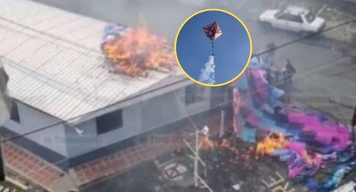 Futbolista Alexis Zapata, en el ojo del huracán por incendio atribuido a un 'globo de mecha'