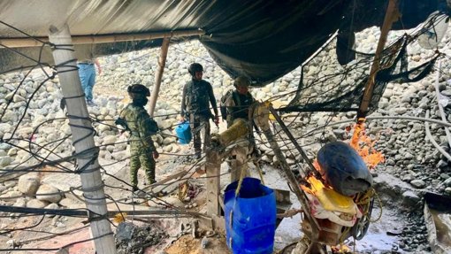 Ejército desarticula red de minería ilegal de disidencias de las FARC en Cauca