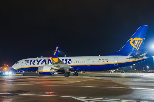 Ryanair Anuncia Corte de 16% na Operação de Inverno em Espanha
