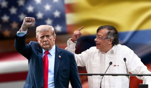 Trump amenaza a Petro y no descarta una operación militar en Colombia