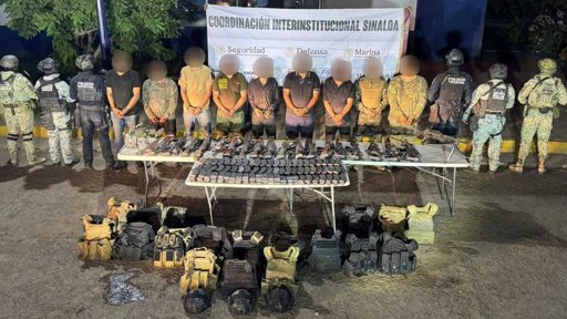 Enfrentamiento Armado en El Guasimal, Sinaloa, Deja Cinco Muertos y Nueve Detenidos