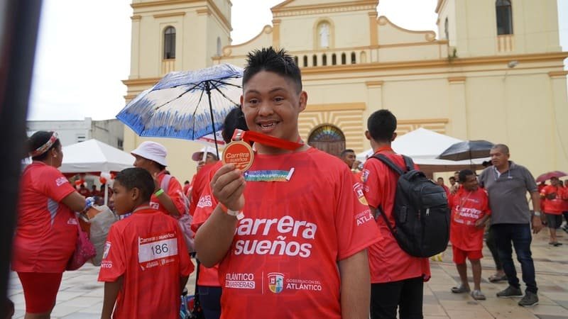 Gobernación del Atlántico celebra la inclusión con la emotiva 'Carrera de los Sueños'
