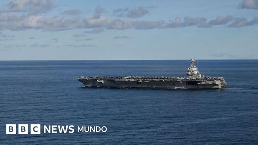 Despliegue del portaaviones más grande de EE.

UU. en el Caribe eleva tensión con Venezuela