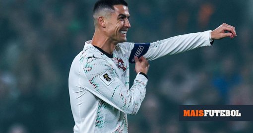 Ronaldo reage à distância ao apuramento de Portugal para o Mundial