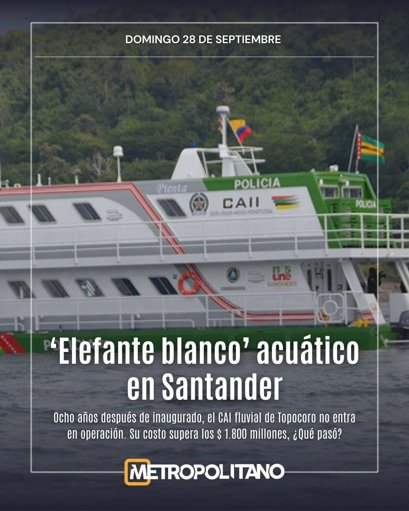 El fracasado proyecto del CAI Fluvial de Topocoro