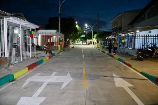 Programa 'Barrios a la Obra' transforma la calidad de vida en Juan Mina y Las Nieves con nuevas vías pavimentadas