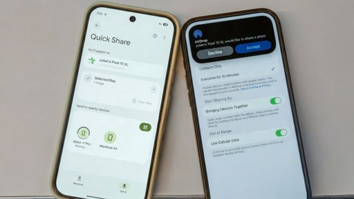 Interopérabilité : le partage de fichiers entre Android et iPhone devient possible