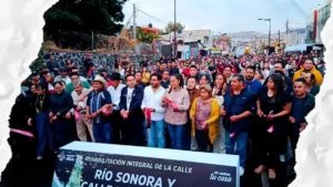 Alcaldesa de Atlixco entrega rehabilitación integral de la calle Río Sonora