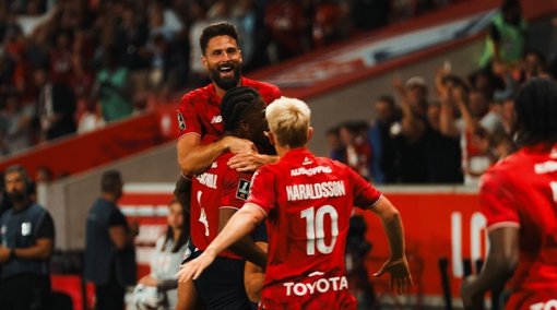 Giroud bisa na vitória do Lille com assistência do regressado Tiago Santos