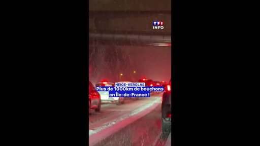 Neige en Île-de-France : une paralysie record des transports et des routes