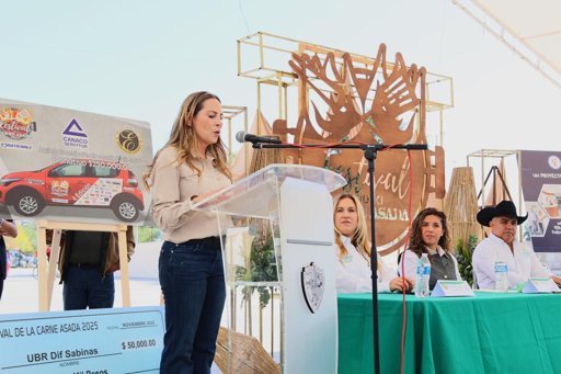 Festival de la Carne Asada 2025 en Sabinas entrega donativos a instituciones locales