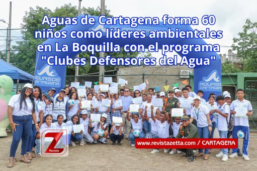 Aguas de Cartagena forma a la nueva generación de líderes ambientales en La Boquilla