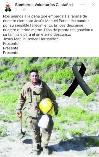Fallece el bombero José Manuel Ponce Hernández 'La Cobra' y su familia exige justicia