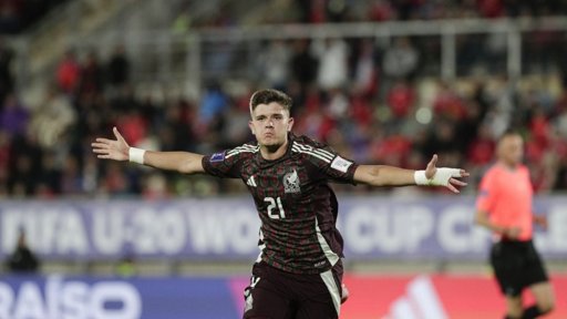 México avanza a Cuartos de Final en el Mundial Sub-20 tras golear a Chile