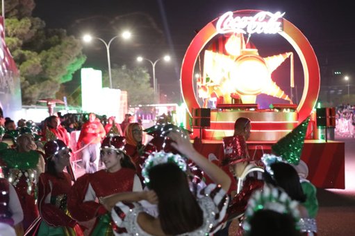 Caravana Coca-Cola en Ciudad Juárez congrega a 185 mil personas en un evento familiar con saldo blanco
