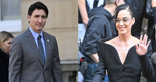 Katy Perry reage em palco a romance com Justin Trudeau e vídeo torna-se viral