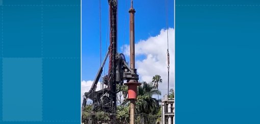 Avanza el proyecto Metro de la 80 con la llegada de maquinaria especializada