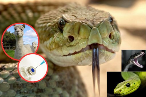 Crean un antídoto universal a partir de anticuerpos de llama contra el veneno de 17 serpientes