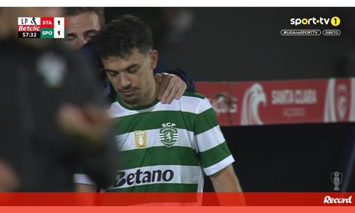 Crise no ataque do Sporting com lesões de Pedro Gonçalves e Fotis Ioannidis