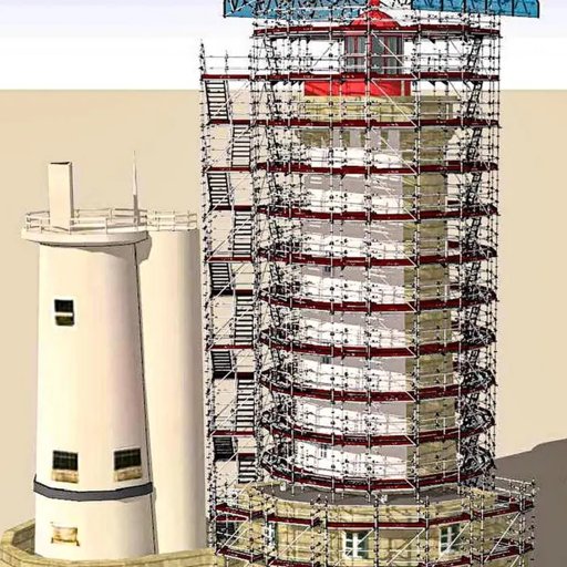 Le phare emblématique du Petit Minou en cours de rénovation