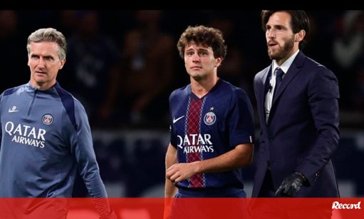 João Neves Lesiona-se na Champions e Desfalca PSG por até 15 Dias