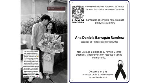 Ana Daniela Barragán: La angustiosa búsqueda de la estudiante de la UNAM fallecida en Iztapalapa