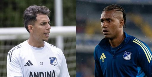 Doble baja en Millonarios: Alex Castro y Danovis Banguero se suman a la enfermería