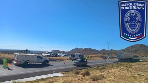 Identifican a dos de los seis migrantes fallecidos en accidente carretero en Jiménez