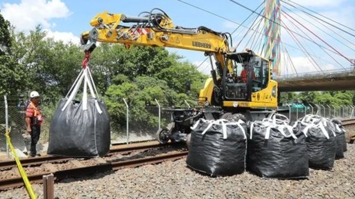 Contingencia en el Metro de Medellín por socavación en la vía férrea