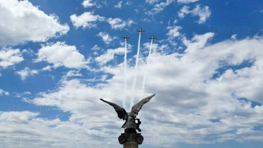 Exhibición Aérea de la Fuerza Aérea Mexicana Celebra los 450 Años de Aguascalientes