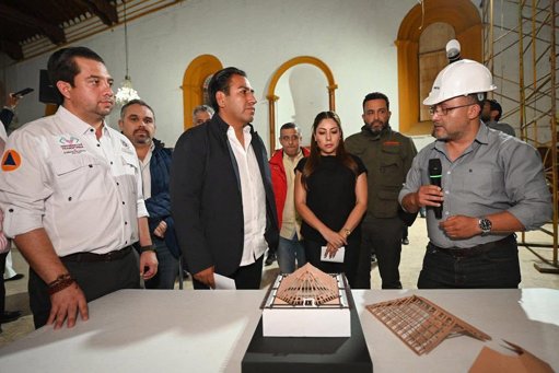 Preservación del Patrimonio: Supervisan Rehabilitación de Templos Históricos en Comitán