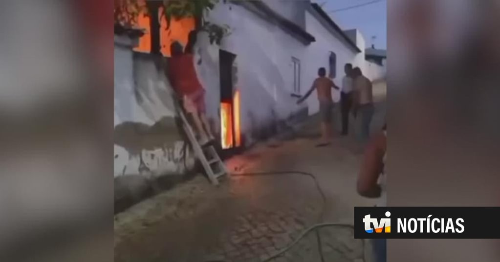 Militar da GNR Resgata Cão Acorrentado de Incêndio no Alentejo