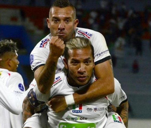 Dayro Moreno, goleador de la Sudamericana a los 40 años