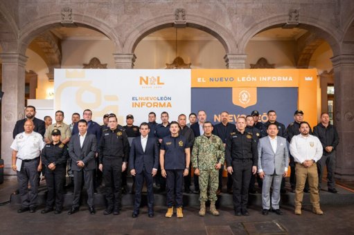 Gobierno de Nuevo León asegura que 2025 es el año con mejores resultados en seguridad en una década y media
