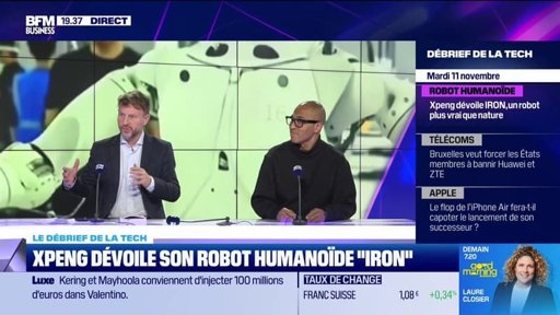 Xpeng dévoile son robot humanoïde "IRON" et défie Tesla