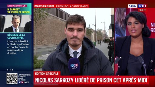 Libération conditionnelle de Nicolas Sarkozy après 21 jours de détention