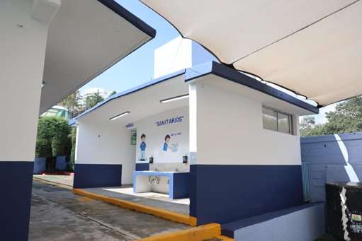 Programa “Acción por la Educación” rehabilita jardín de niños en Huixquilucan