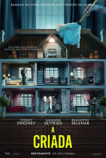 Bestseller “A Criada” é adaptado ao cinema com Sydney Sweeney e Amanda Seyfried