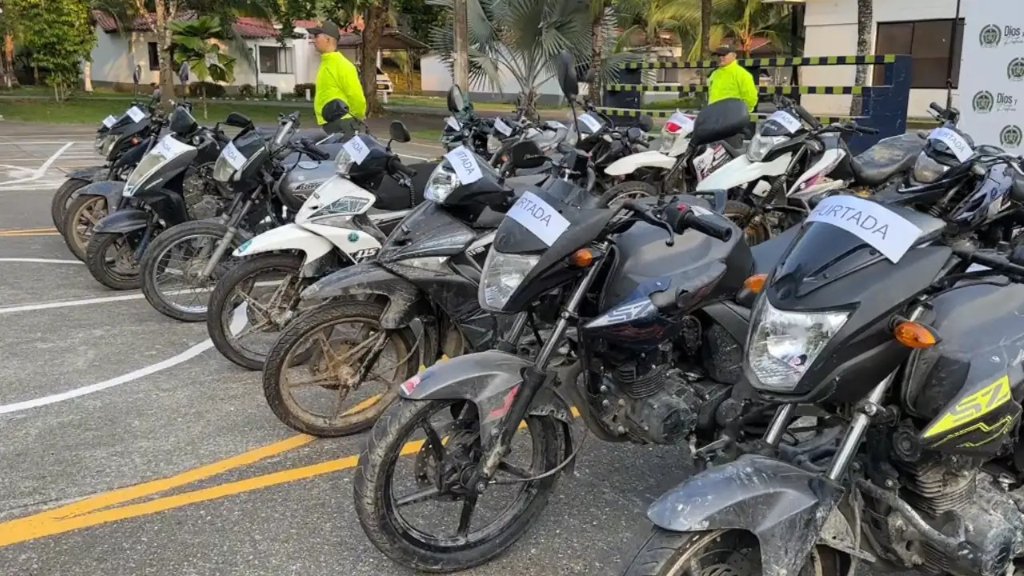 Alerta por destino de motos robadas en Antioquia: una de cada cinco termina en manos del Clan del Golfo