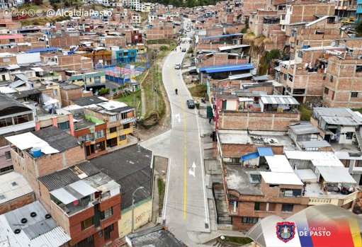 Tras 15 años de espera, la Alcaldía de Pasto entrega obra vial clave en el barrio Nueva Colombia