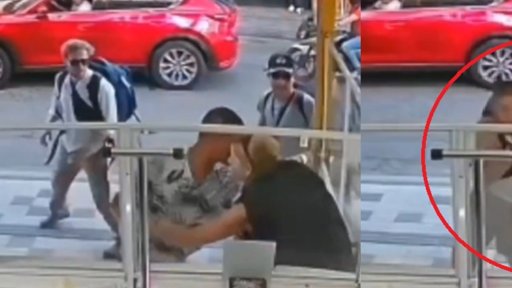 Inacción del novio durante asalto a turista estadounidense enciende debate en redes sociales