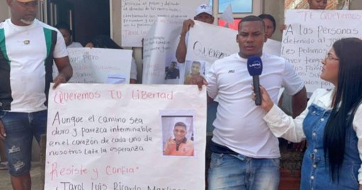 Familiares de Patrullero Secuestrado Convocan a Marcha en Cartagena para Exigir su Liberación