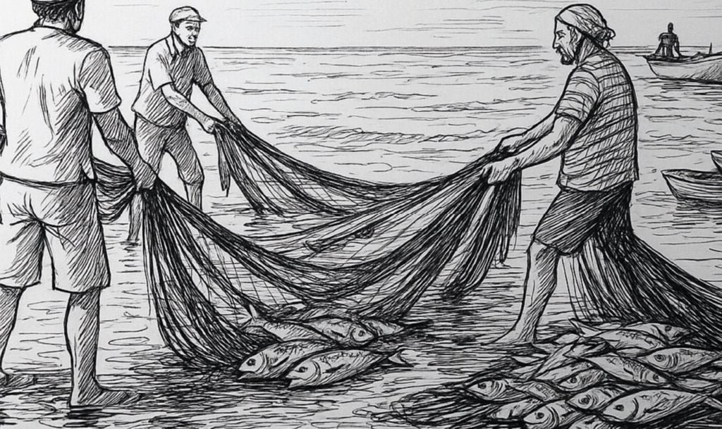 Iniciativa "Vamos à Levada" em Manta Rota recria arte de pesca ancestral