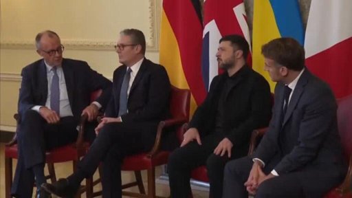 Gira diplomática de Zelenski: busca apoyo en Europa y se reúne con el papa León XIV