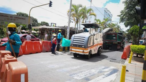 Cierre total en la Carrera Quinta con Calle 15 por obras de rehabilitación del SETP